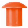 Clean All 2.25 in. Plastic Domed Mushroom Rebar Cap - Bright Orange; 25 Count CL843715